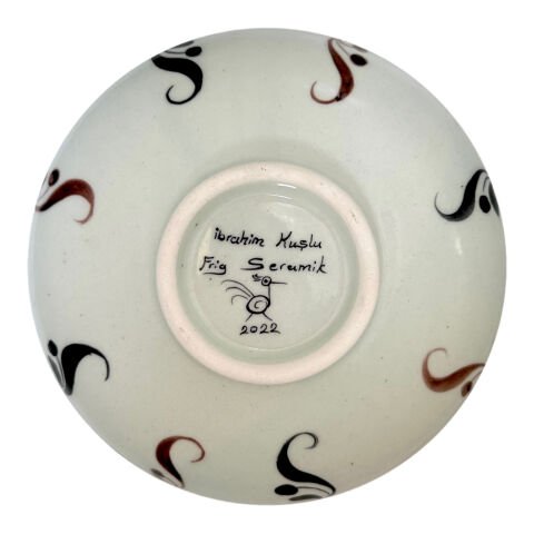 Selçuklu Dönemi kuşlu Tabak 19cm