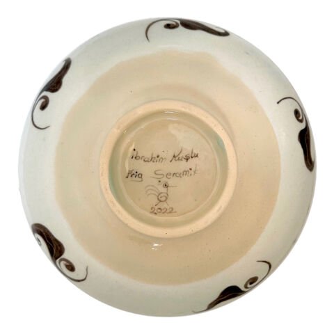 Selçuklu Dönemi Tavşanlı Tabak 19cm