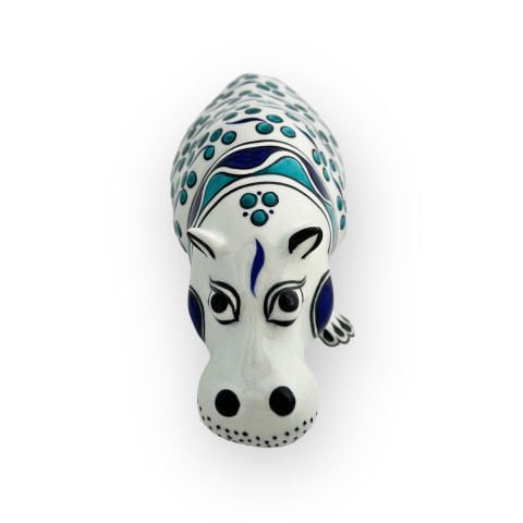 Çintemani Desenli Dekoratif Obje Su Aygırı