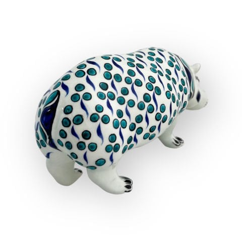 Çintemani Desenli Dekoratif Obje Su Aygırı