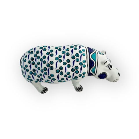 Çintemani Desenli Dekoratif Obje Su Aygırı