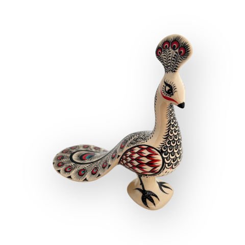 Desenli Dekoratif Obje Tavus Kuşu