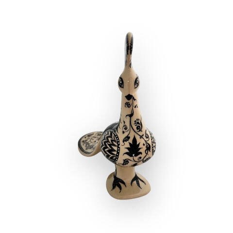 Desenli Dekoratif Obje Tavus Kuşu