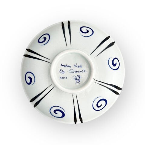 Selçuklu Dönemi Geyik Desenli Tabak 23cm