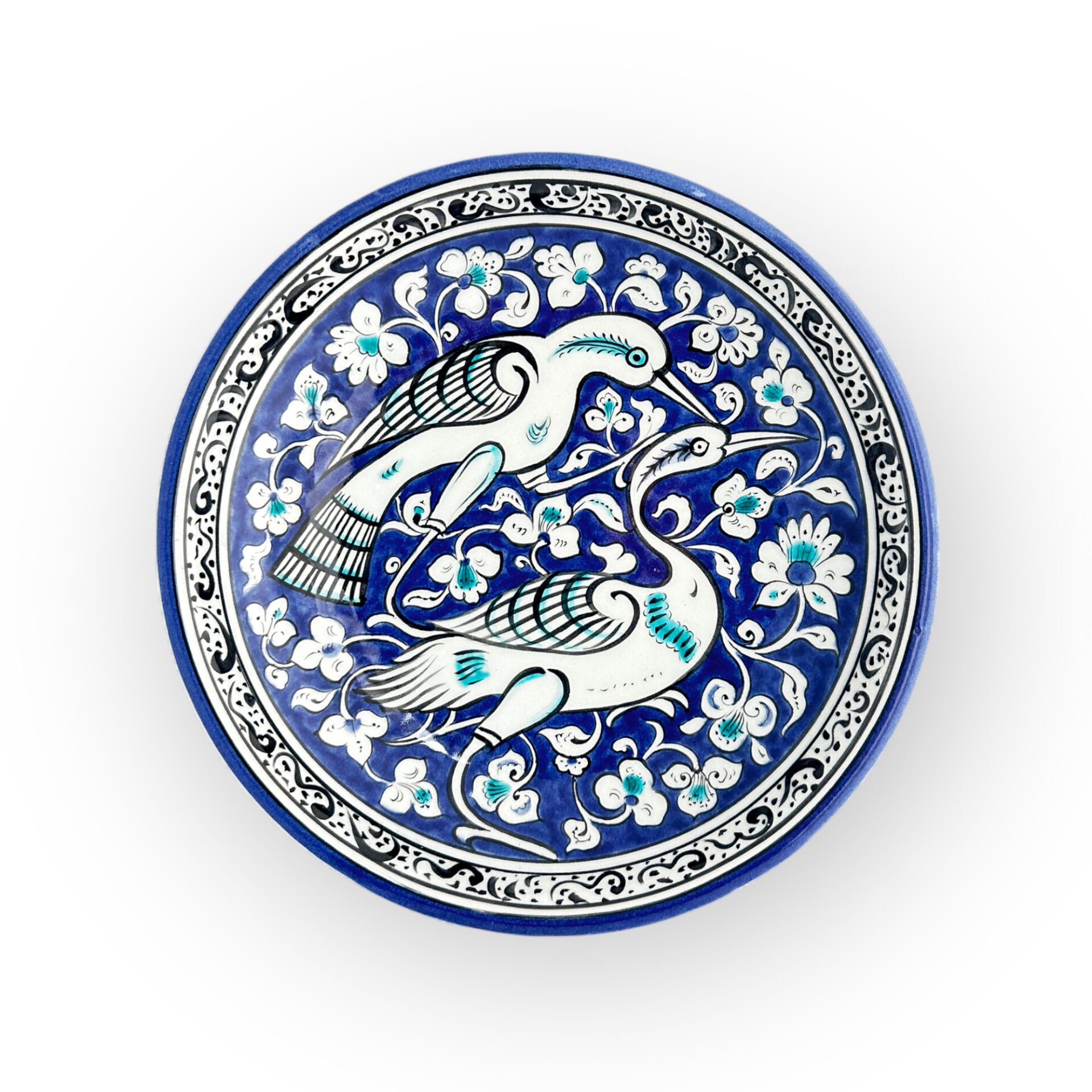 Selçuklu Kuş Desenli Tabak 23cm