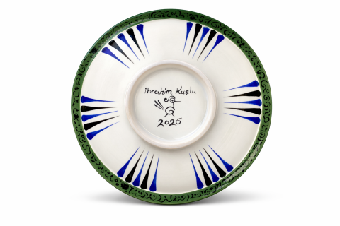 Beylikler Dönemi Balıklı Tabak 23cm