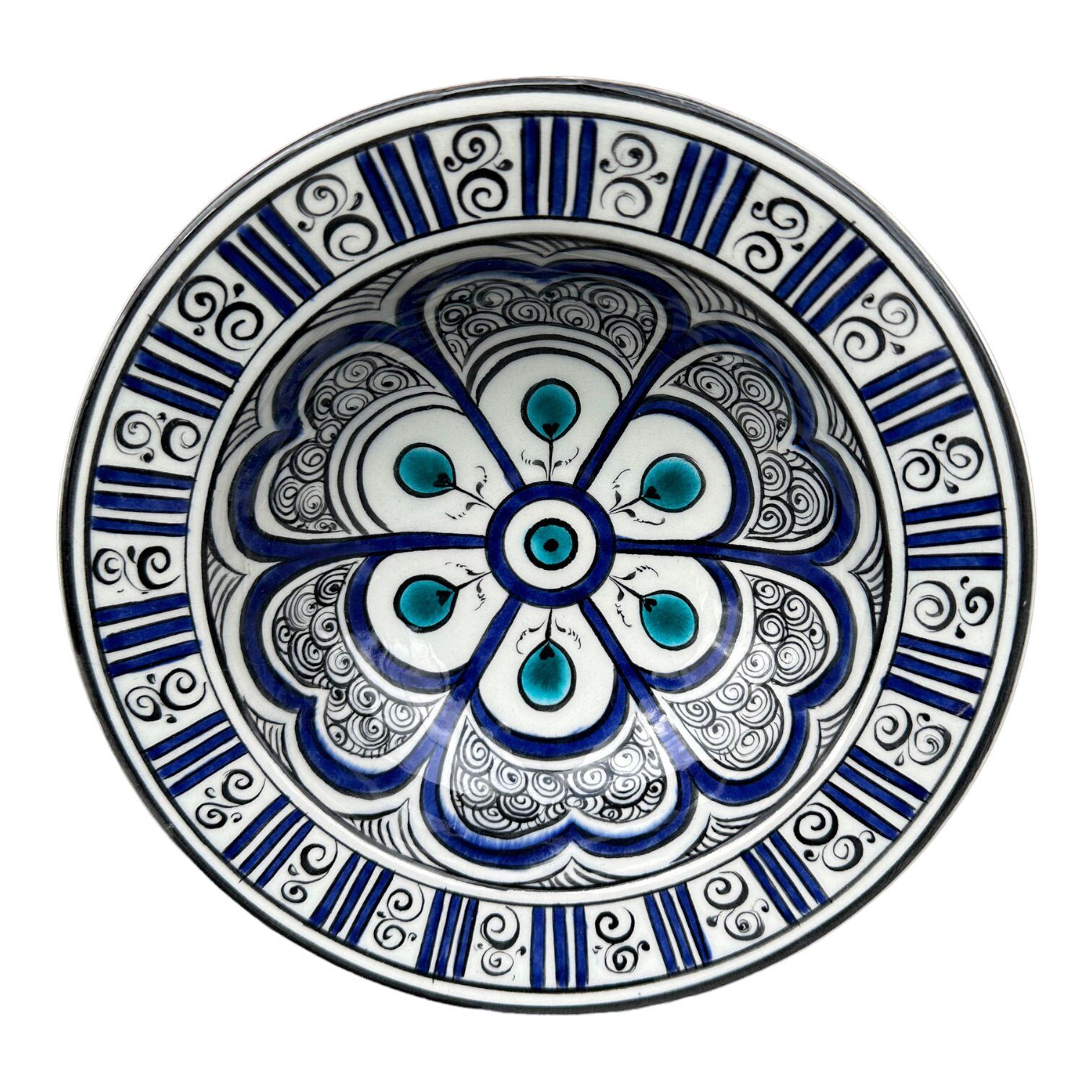 Selçuklu Dönemi Desenli Tabak 19cm *