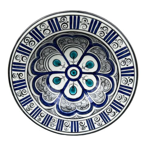 Selçuklu Dönemi Desenli Tabak 19cm *