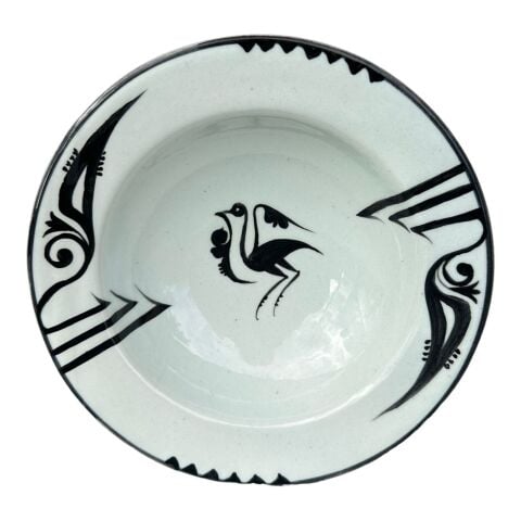 Selçuklu Dönemi Kuş Desenli Tabak 19cm *