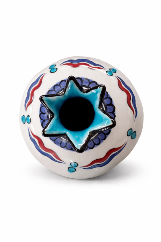 İznik Bulut Desenli Dekoratif Nar Obje (12 cm)