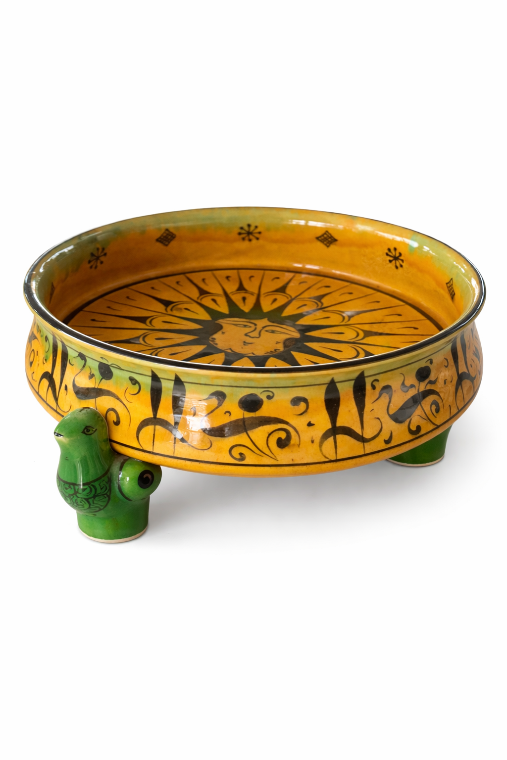 Selçuklu Kuş Ayaklı  Kase 28 cm